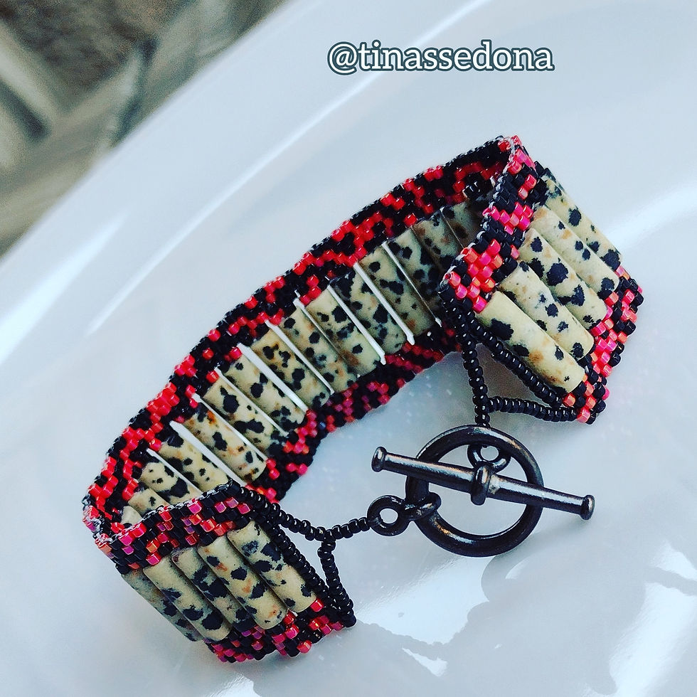 bracelet of dalmation jasper