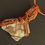 Thumbnail: Handmade wire woven necklace of smooth river stone