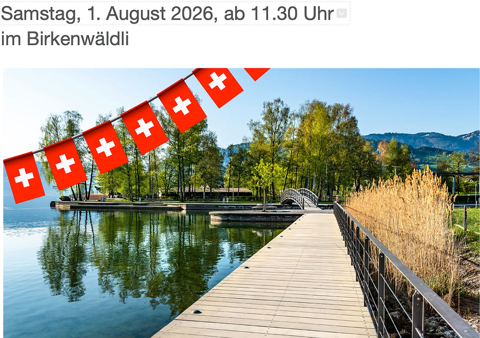 Bundesfeier (Swiss National Day), Unterägeri