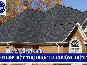 Gợi ý các mẫu ngói lợp biệt thự sang trọng và bền bỉ nhất hiện nay