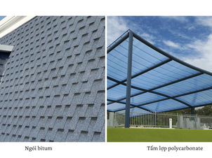 Nên chọn ngói bitum hay tấm lợp polycarbonate?
