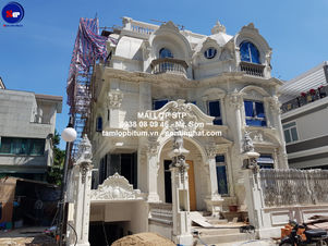 Mái lợp nhựa đường STP cho lâu đài cổ điển kiểu Pháp quận 7