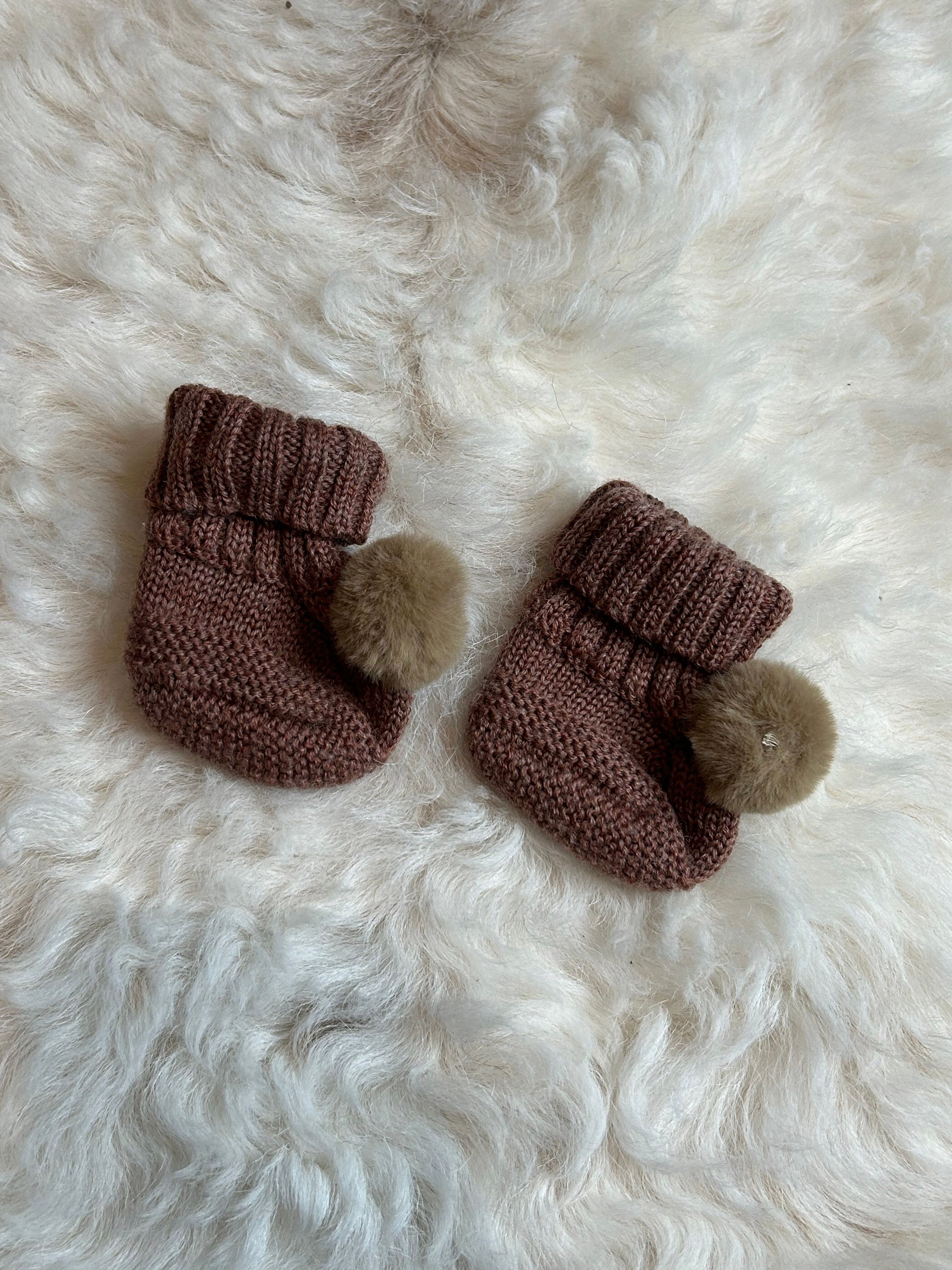 Hjemmestrikkede ullsokker Str. 50/56