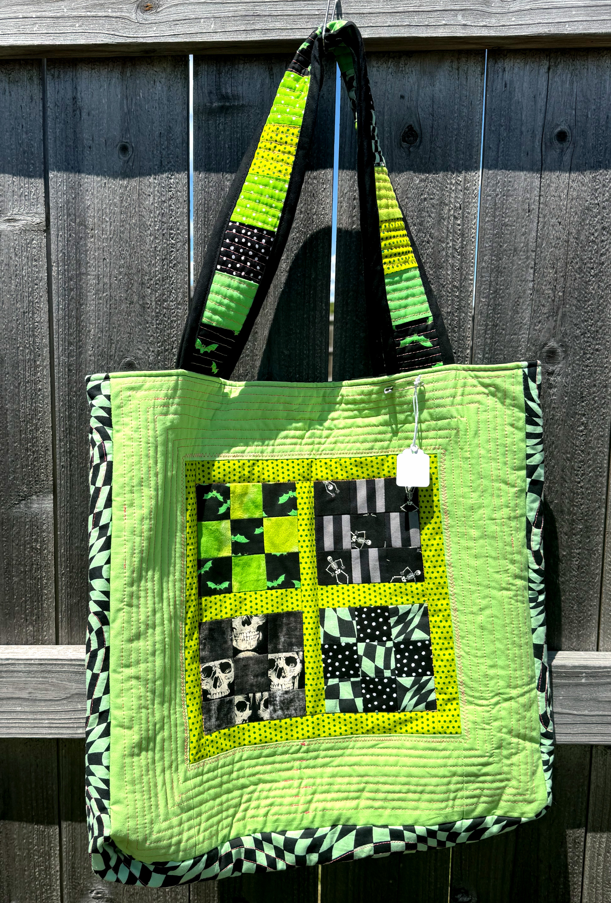 Acid green jumbo bag