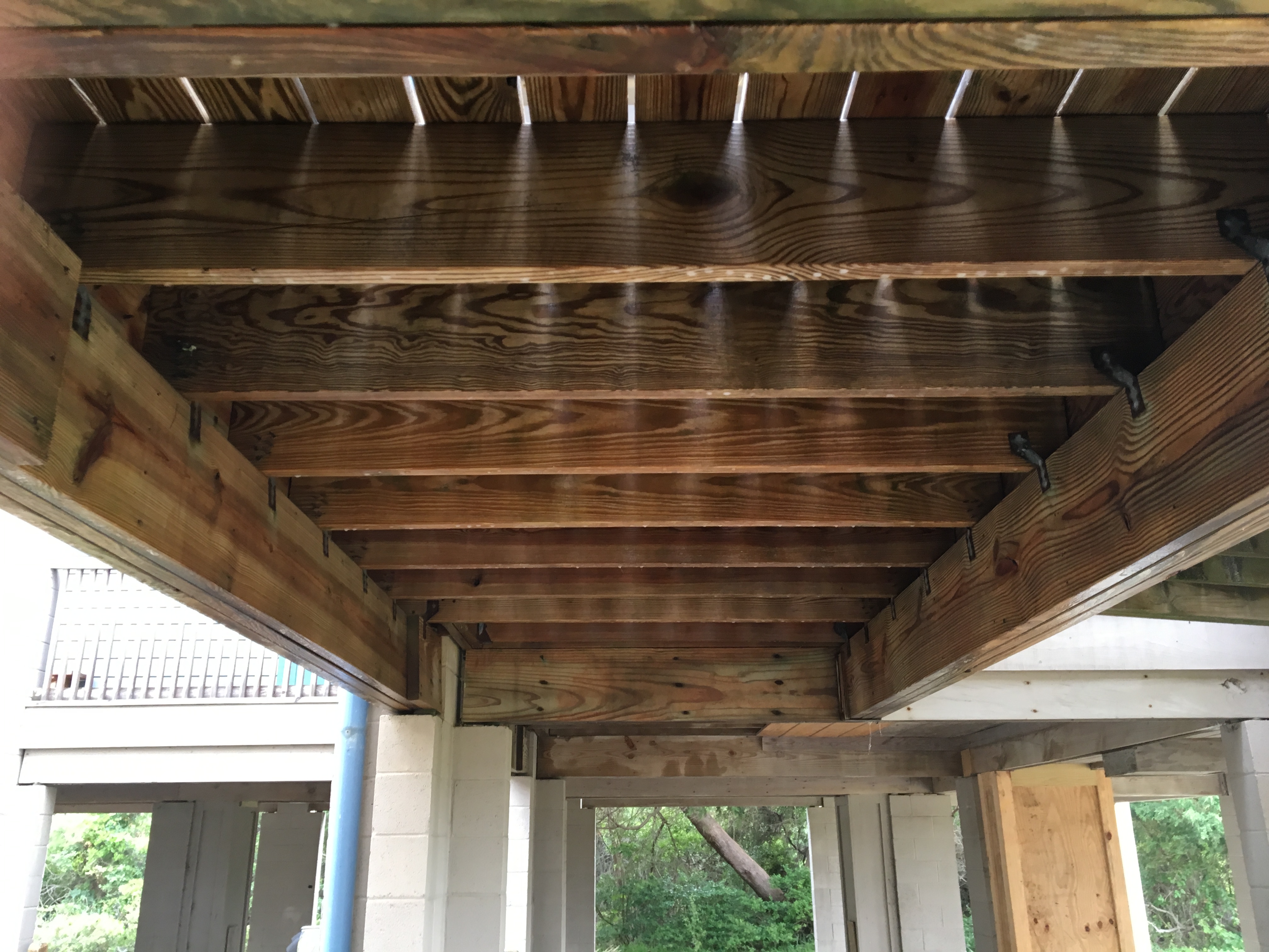 Wood Deck Cleaning