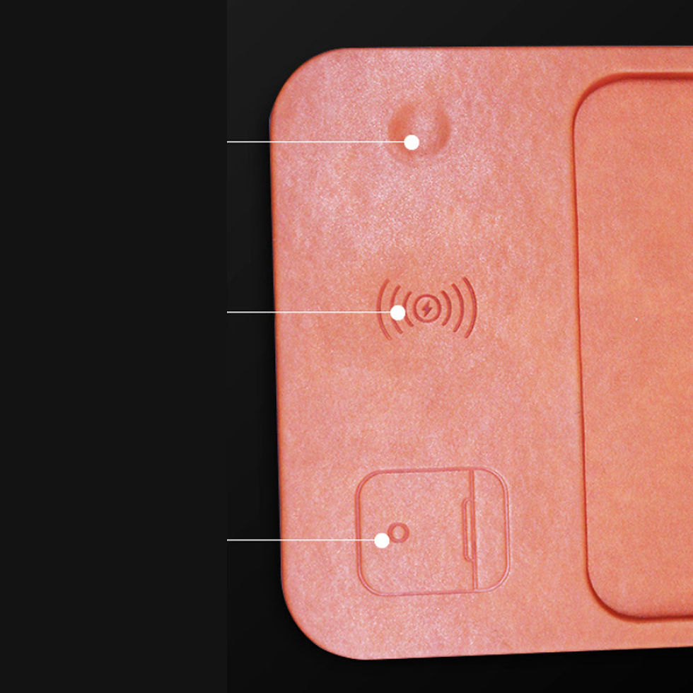 Miniatura: Catch All Tray Pod With 3 In 1 Smart Wireless Charger