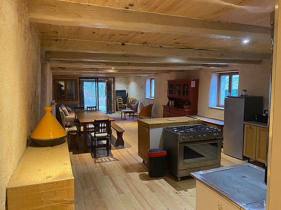 espace de vie du gite coeur de foret