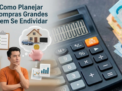 Como planejar compras grandes sem se endividar