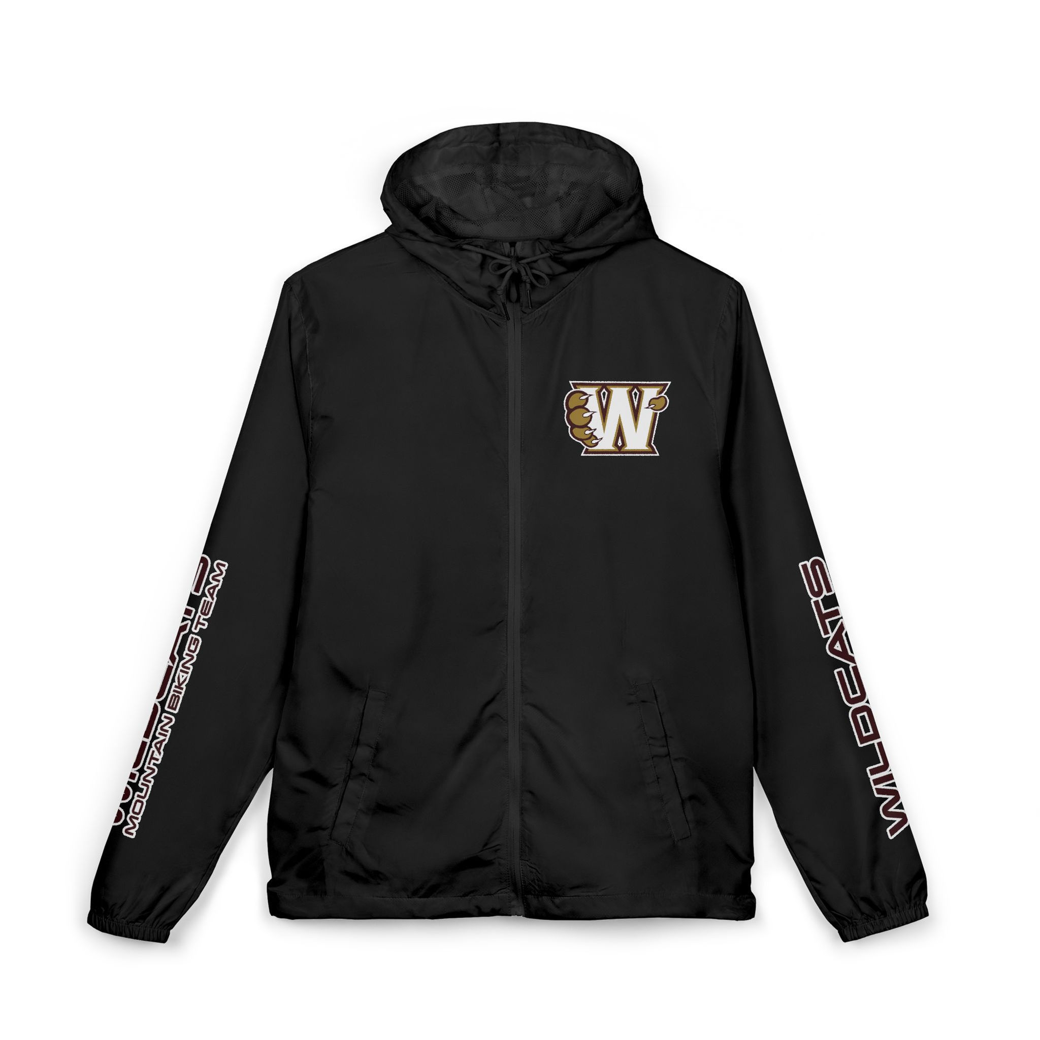 Whitney Wildcats Unisex Full-Zip Windbreaker Jacket