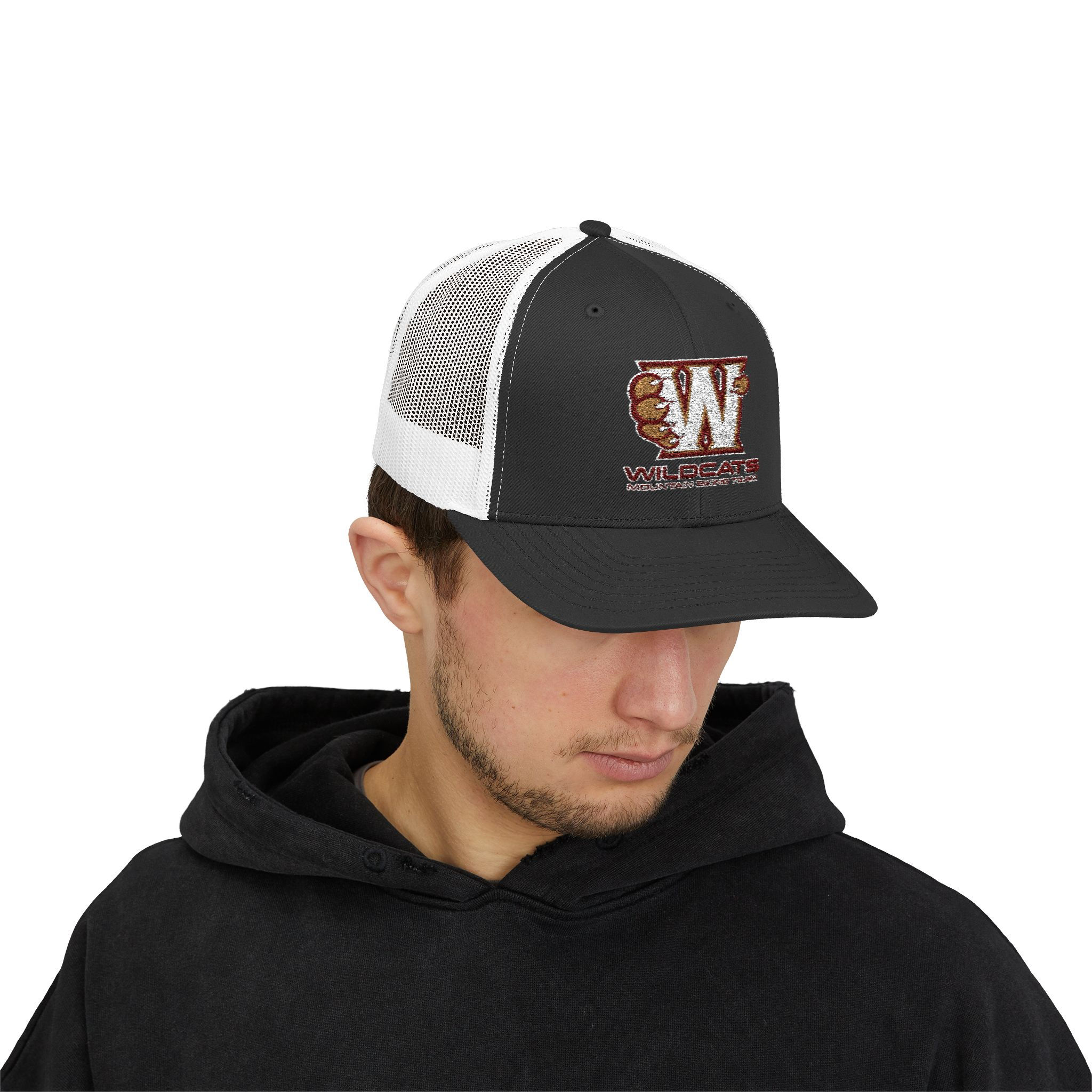 Wildcats W Paw Trucker Hat — Embroidered Snapback Cap