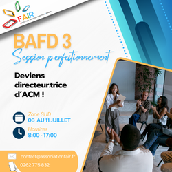 BAFD3 - SUD - 6 au 11 juillet 2026