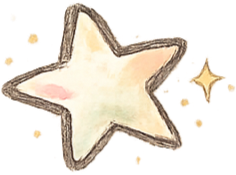 Illustrated star graphic