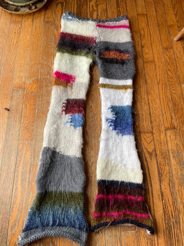 ＜H＞WOOL MOHAIR FLARE PANTS/パンツ　即完売 Mohair Pants Grey – BRAINWASHED