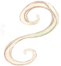 Illustrated swirl graphic