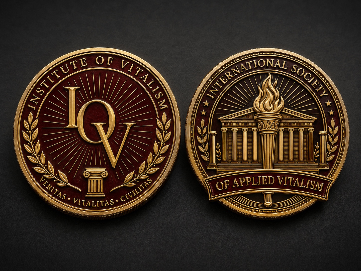Institute of Vitalism challenge coin