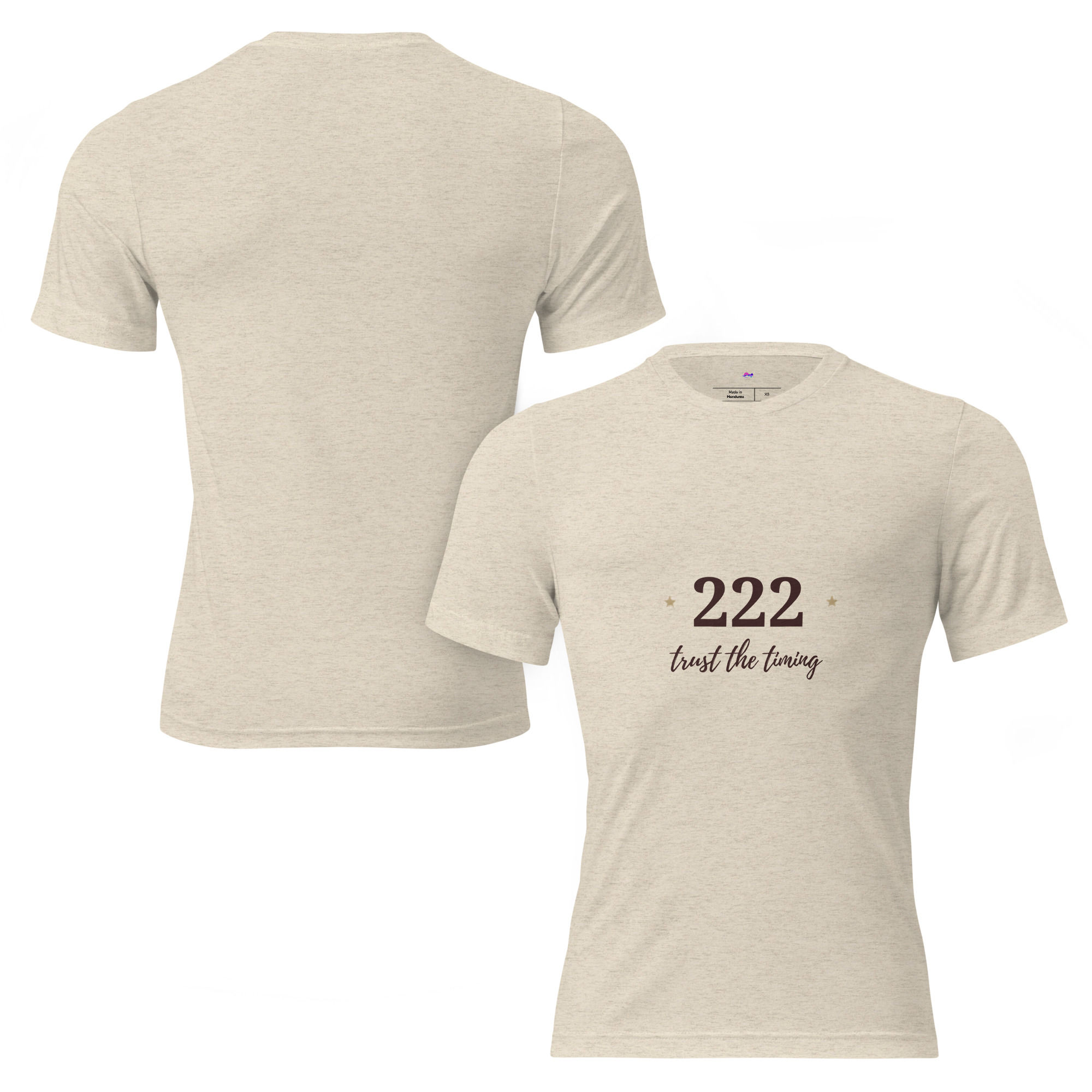 222 Trust the Timing Unisex Short sleeve t-shirt | L.U.Y.F.