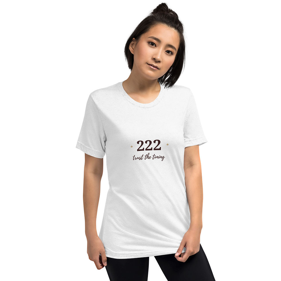 Thumbnail: 222 Trust the Timing Unisex Short sleeve t-shirt | L.U.Y.F.