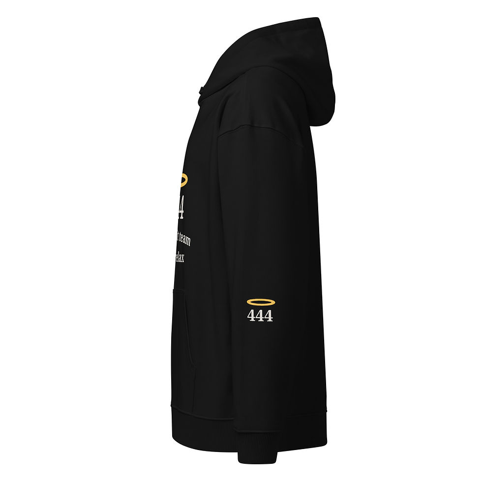 Thumbnail: 444 My Spirit Team Said Relax ORGANIC HOODIE | L.U.Y.F.
