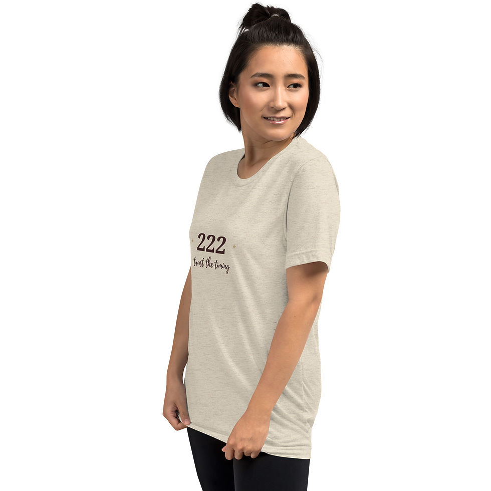 Thumbnail: 222 Trust the Timing Unisex Short sleeve t-shirt | L.U.Y.F.