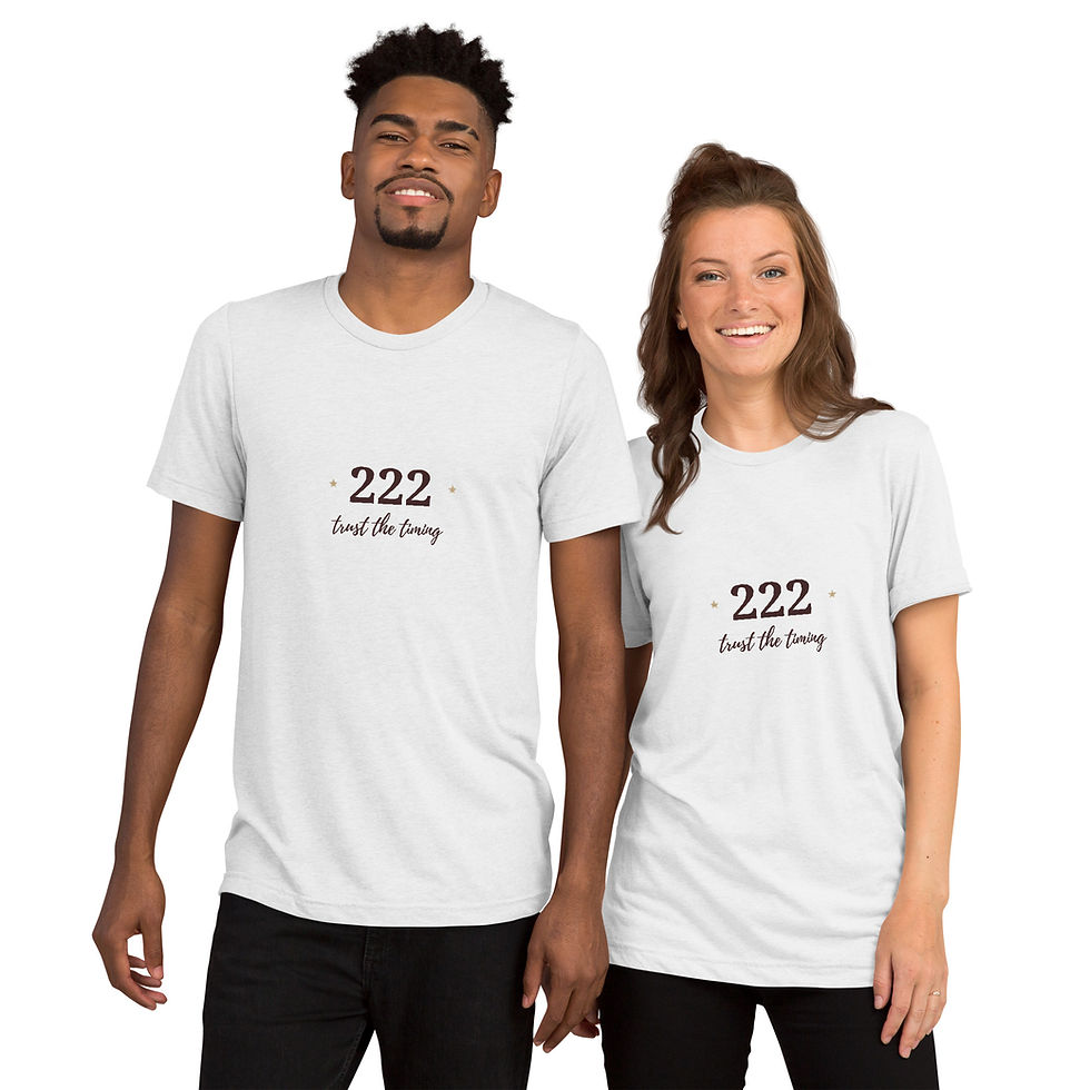 Thumbnail: 222 Trust the Timing Unisex Short sleeve t-shirt | L.U.Y.F.