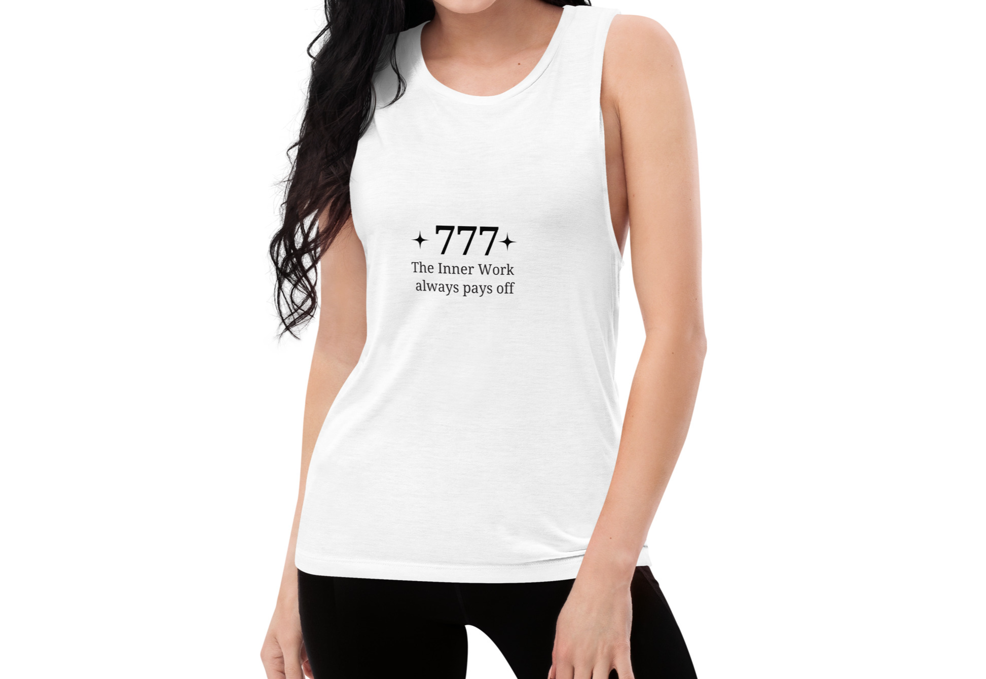 777 The Inner Work Always Pays Off Ladies’ Muscle Tank | L.U.Y.F.