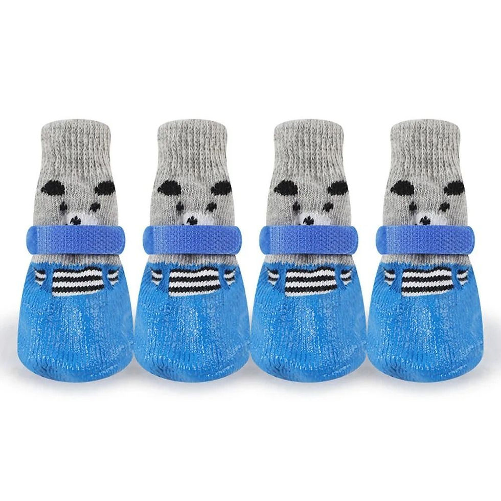 Thumbnail: Pet Dog Shoes Socks And Harness For A Small Dog Warm Waterproof Non Slip Boots A