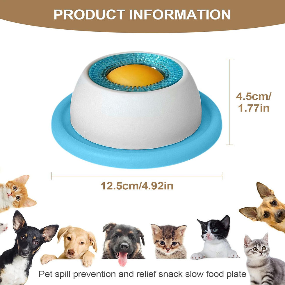 Thumbnail: Interactive Lick Mat Slow Feeder Toy (Dogs & Cats Treat Dispenser)