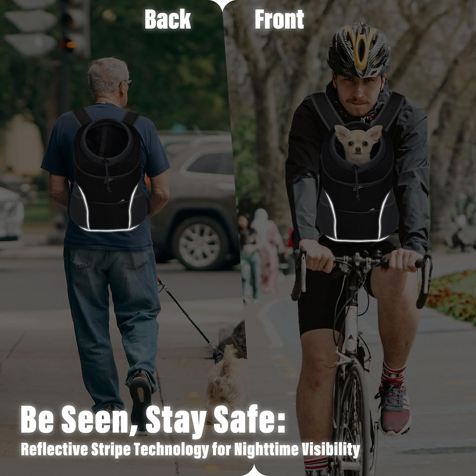 Thumbnail: Hands-Free Pet Carrier Bagpack | Reflective and Stylish Travel Pack for Pets