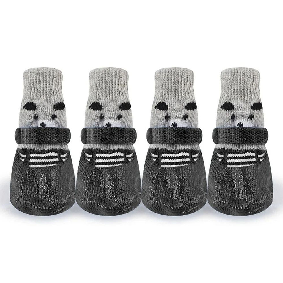 Thumbnail: Pet Dog Shoes Socks And Harness For A Small Dog Warm Waterproof Non Slip Boots A