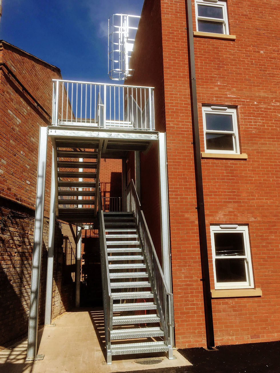 Metal Fire Escape Warwick