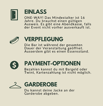 HERTER Wichtige Infos für Besucher