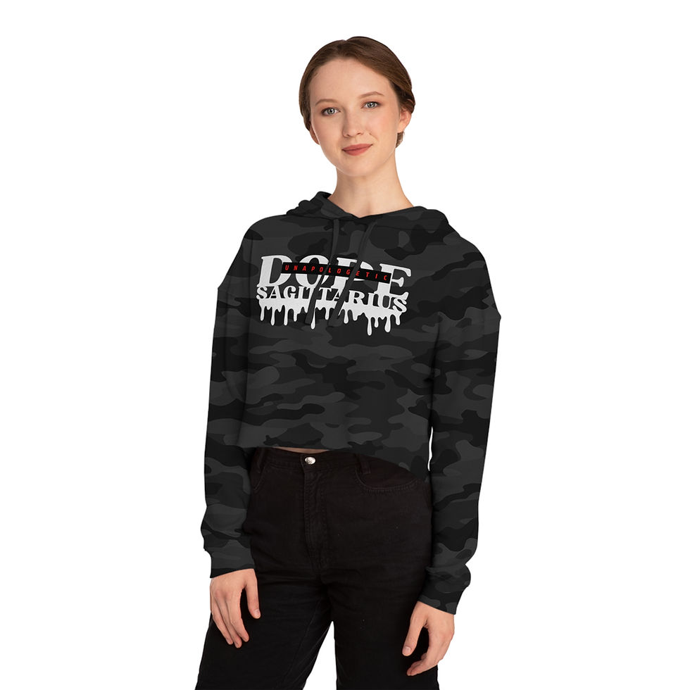 Thumbnail: DOPE SAG Crop Hoodie (PICK YOUR SIGN)
