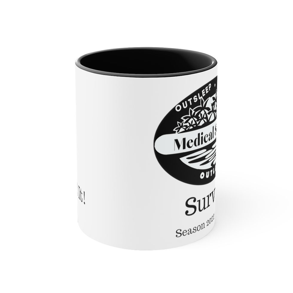 Thumbnail: Med School Survivor Accent Coffee Mug, 11oz