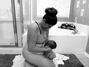 44 Week 12lb Homebirth Story (Unassisted)