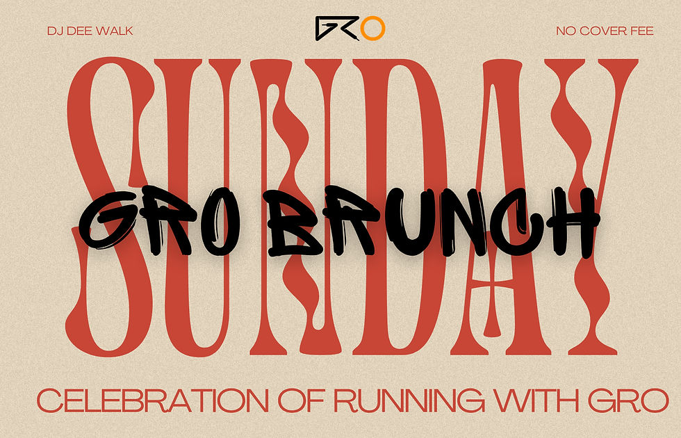 Celebration of Running With GRO Brunch 