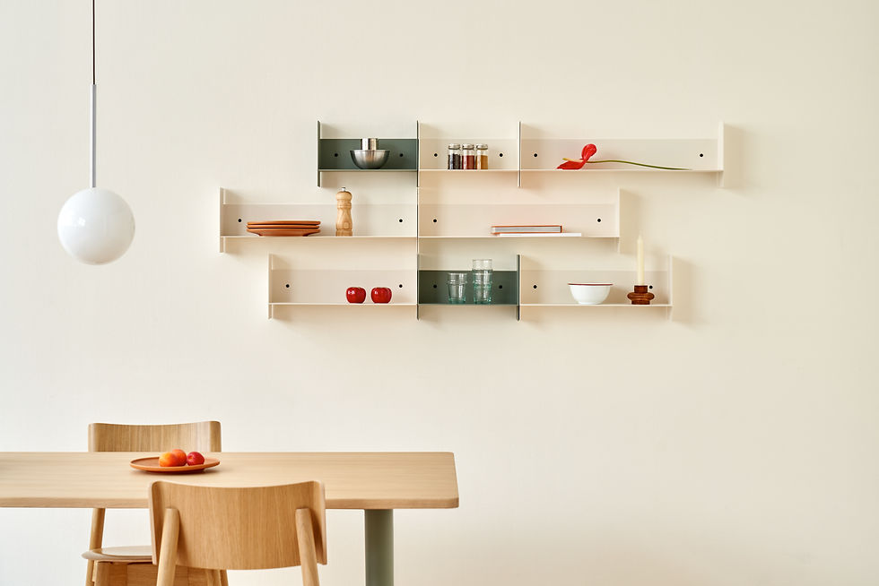 Miniature : Etagère acier crème