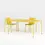 Miniature : Table de jardin jaune