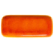 Plat cake orange