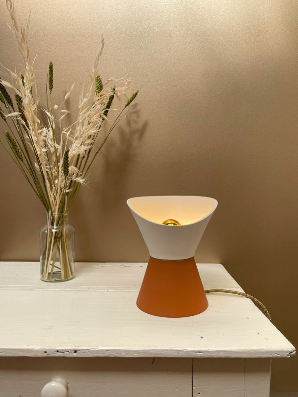 Miniature : Lampe à poser céramique terracotta