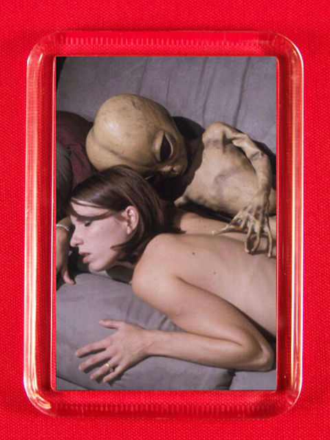 Sensual Alien Fridge Magnet