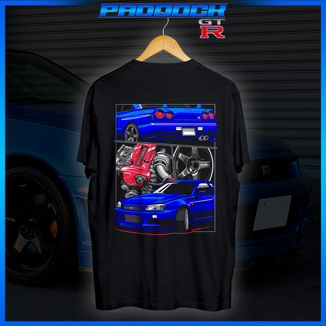 Camiseta GT-R R34