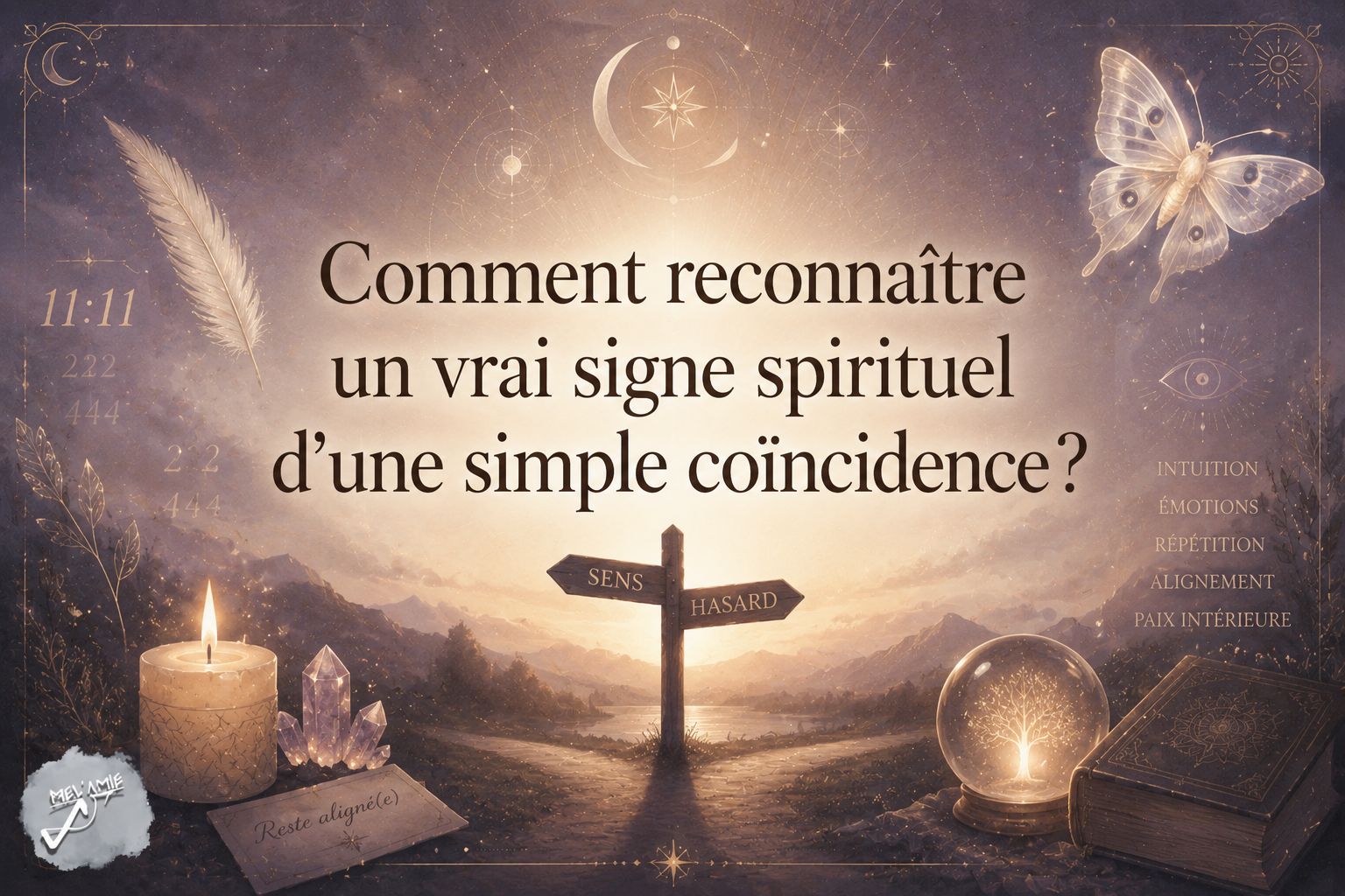 Comment reconnaître un vrai signe spirituel d’une simple coïncidence ? 🍃