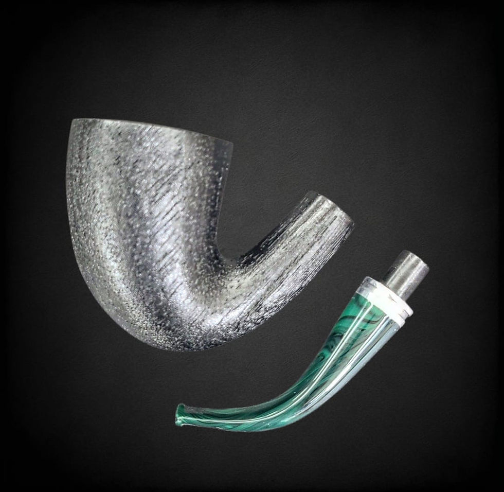 Thumbnail: Cachimbo BC001PV Carvalho com suporte.
