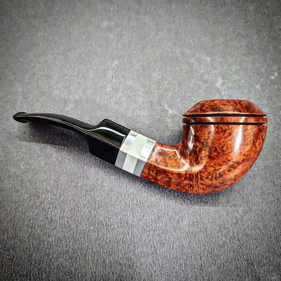 Miniatura: Cachimbo Sherlock Holmes BD0142 Bent Bulldog Briar Italiano