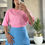 Küçük resim: Basic T-Shirt - Pembe