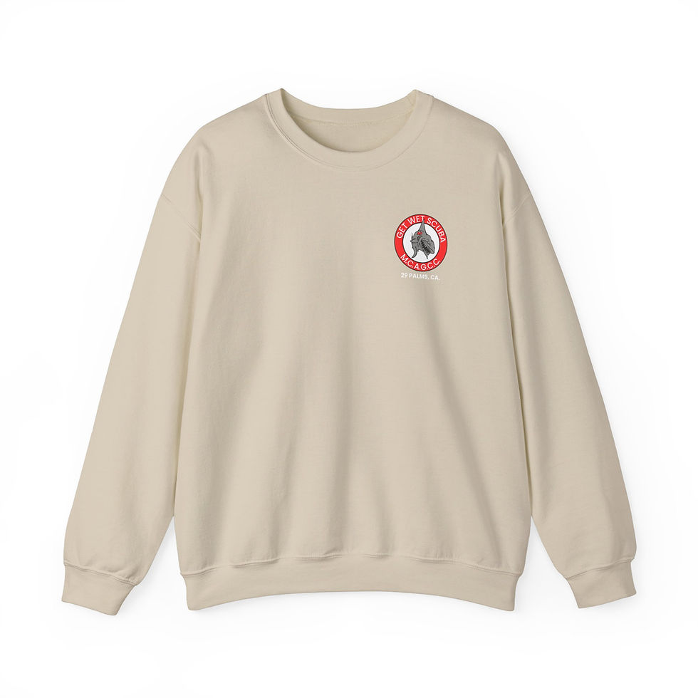 Thumbnail: Lake Bandini Scuba Team (Get Wet Scuba) Unisex Heavy Blend™ Crewneck Sweatshirt
