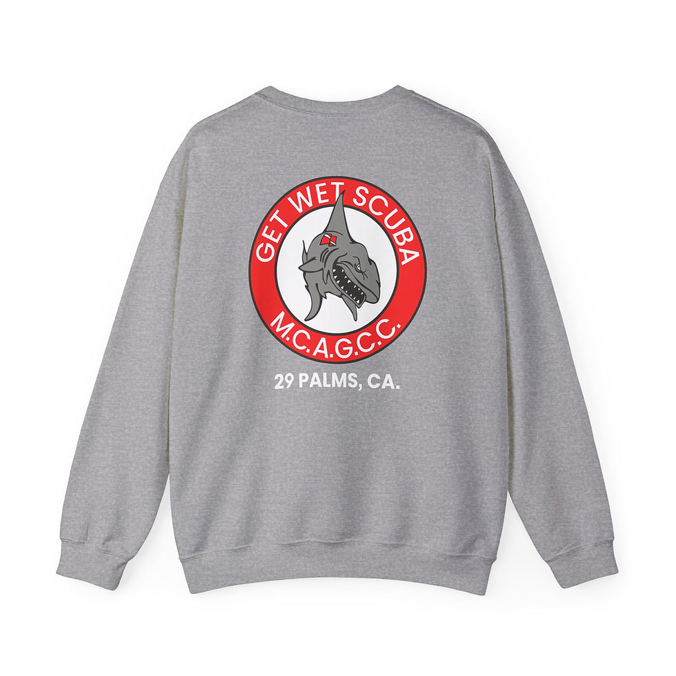 Thumbnail: Get Wet Scuba Unisex Heavy Blend™ Crewneck Sweatshirt