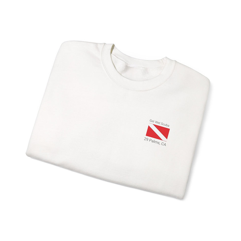 Thumbnail: Get Wet Scuba Unisex Heavy Blend™ Crewneck Sweatshirt