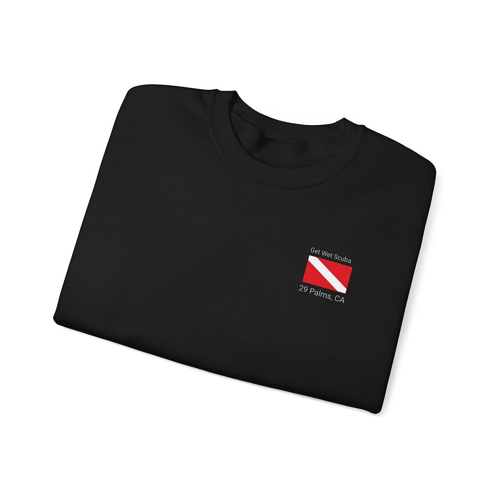 Thumbnail: Get Wet Scuba Unisex Heavy Blend™ Crewneck Sweatshirt