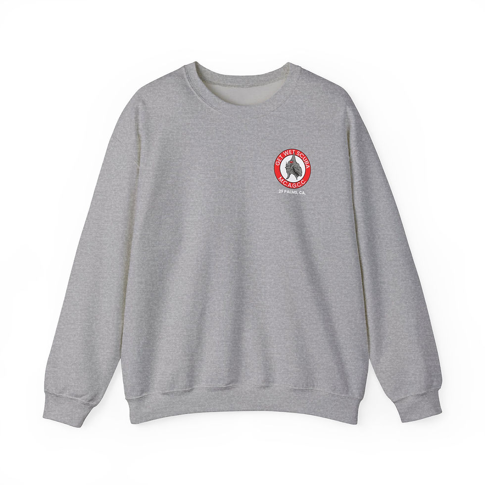 Thumbnail: Lake Bandini Scuba Team (Get Wet Scuba) Unisex Heavy Blend™ Crewneck Sweatshirt